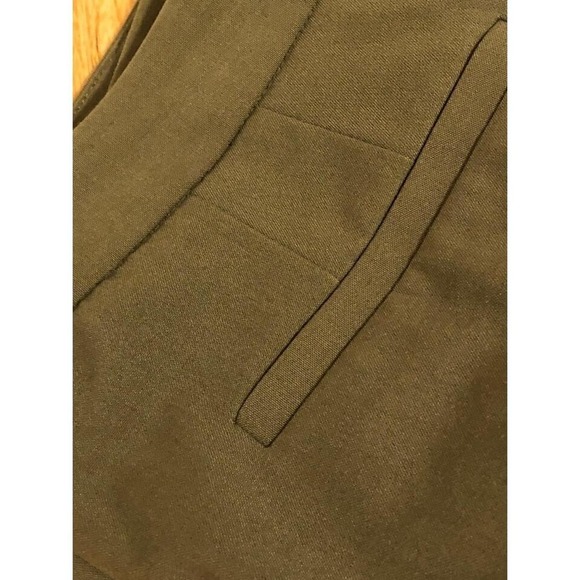 Jones‎ New York sz 12 Olive Green Dress Pant pockets office capsule - Picture 7 of 8
